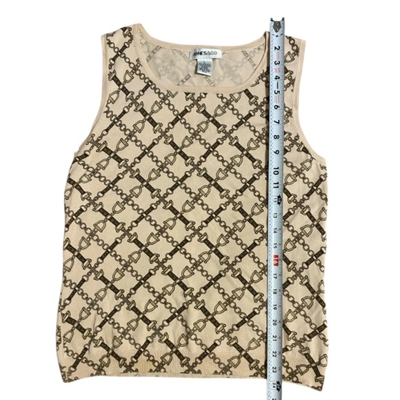 Jones & Co. Silk blend sweater vest. Sz.L - Picture 16 of 16